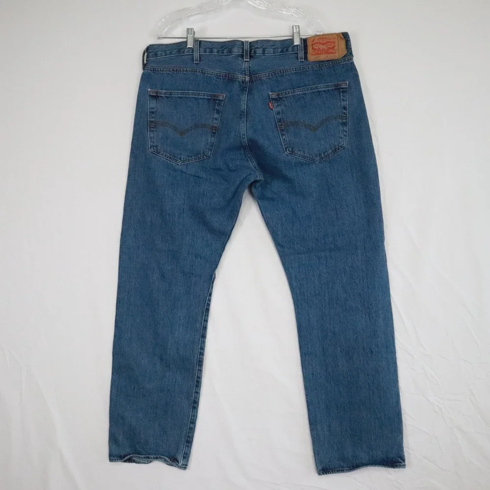 Levi's 501 Jeans Mens 40x32 Original Fit Button Fly 5-Pocket Cotton‎ Denim Blue
